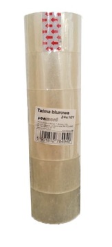 Taśma Klejąca Bezbarwna PENWORD 24x10Y 6SZTUK