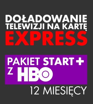Doładowanie TNK START+ HBO 12 MIESIĘCY