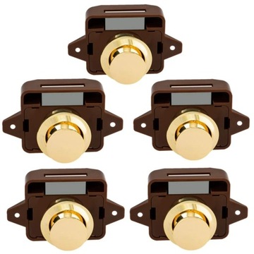 5 sztuk Keyless Push Button Catch gałka do drzwi z blokadą dla RV Ca~19275