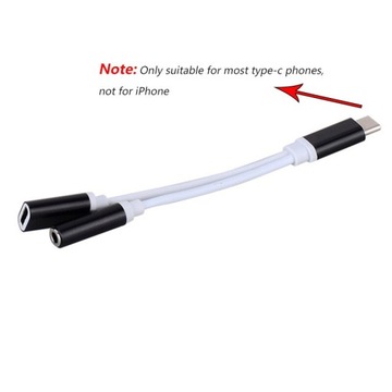 3.5mm type-c Adapter Jack słuchawki na USB C ład
