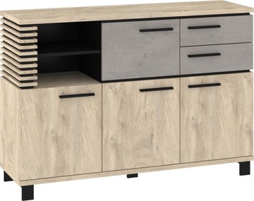 meble MILAR 04 komoda z szufladami endgrain/bet/cz