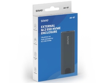 Адаптер Отсек для внешнего диска M.2 SAVIO AK-67 SSD NVMe Корпус USB 3.1