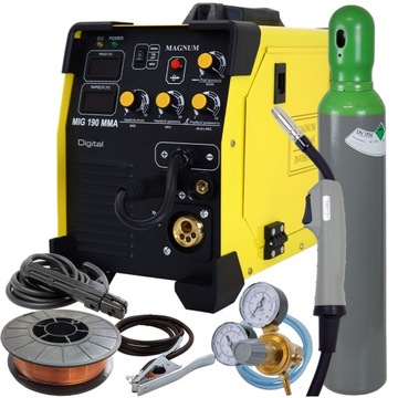 Spawarka 230v MIGOMAT 200 A MMA MIG MAG TIG ZESTAW