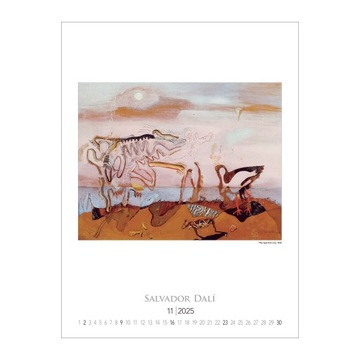 Настенный календарь картина Сальвадора Дали 2025 - 13 досок