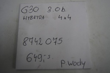 BMW G11 G12 X5 G05 4.0I 4.0EX B58B30C PLUGIN IN HYBRID ČERPADLO VODY - 8742075