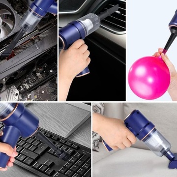 БЕСПРОВОДНОЙ РУЧНОЙ ПЫЛЕСОС 45 Вт 4000 ПА ПОРТАТИВНЫЙ ДЛЯ ДОМА, ОФИСА, АВТОМОБИЛЯ