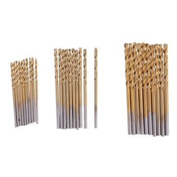 100x profesjonalnych wierteł Hss 1,0 mm, 1,5 mm, 2,0 mm, 2,5 mm, 3,0 mm