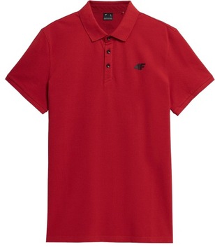 4f Tshirt Polo Czerwony TPTSM039 r. L