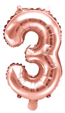 BALON FOLIOWY CYFRA 