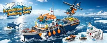Конструктор «Исследовательский корабль Ocean Explorer», 482 детали, для детей от 8 лет