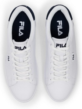 Buty sportowe męskie białe skórzane sneakersy Fila Bari 42