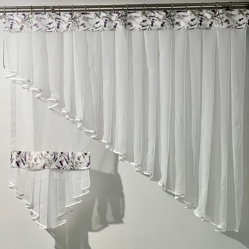 ТКАНЬ ВУАЛЬ БЕЛАЯ ШТОРА ОТДЕЛКА ОКНА 300 соболь супер качества В МЕТРАХ