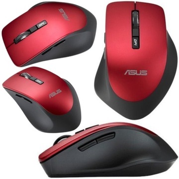 Mysz Asus WT425 czerwony (90XB0280-BMU030)