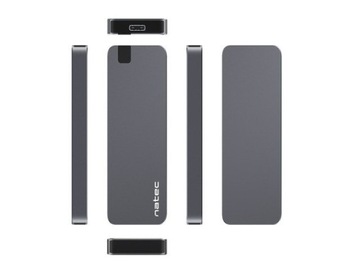 Внешний алюминиевый SSD-отсек Rhino M.2 NVME USB-C 3.1 Gen 2