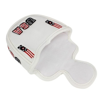 Модный чехол из искусственной кожи Golf Protector белого цвета.