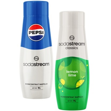 SODASTREAM Koncentrat zestaw PEPSI + LEMON-LIME