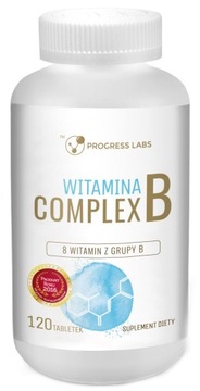 Witamina B Complex 120tab B1 B2 B3 B5 B6 B7 B9 B12