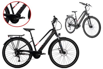 ROWER ELEKTRYCZNY DAMSKI TREKKINGOWY 28 GERMINA CITY LADY 2024