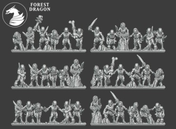 Ghouls, Vampire Army, Warmaster 10mm