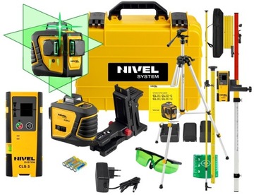 NIVEL SYSTEM CL3D-G LASER KRZYŻOWY GREEN FULL SET