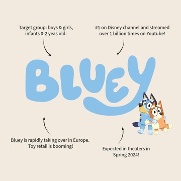 Bluey 625-00091 Детские часы