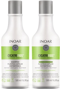 Inoar DUO Cicatrifios Szampon 500 ml + Odżywka 500 ml ZESTAW
