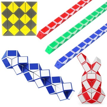 UKŁADANKA LOGICZNA MAGICZNY WĄŻ MAGIC SNAKE 36 EL