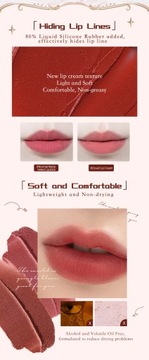 Цветок знает клубнику рококо серии Cloud Lip Cream Lipsticks Beauty Glaz
