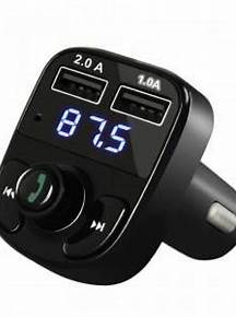 BLUETOOTH FM-передатчик MP3, 2 зарядных устройства USB