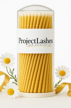 100 АППЛИКАТОРОВ ДЛЯ РЕСНИЦ MICRO GOLD ProjectLashes