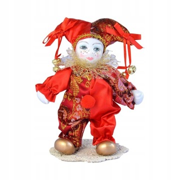 7-calowe lalki Clown z kostiumem, lalka kolek