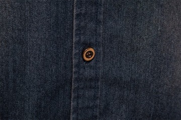 MĘSKA KOSZULA JEANSOWA CASUAL SLIM FIT KOSZULA