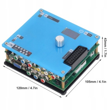 LCD КОНВЕРТЕР GBSC VGA RCA МУЛЬТИМЕДИЙНЫЙ ИНТЕРФЕЙС ВЫСОКОГО РАЗРЕШЕНИЯ 3 31