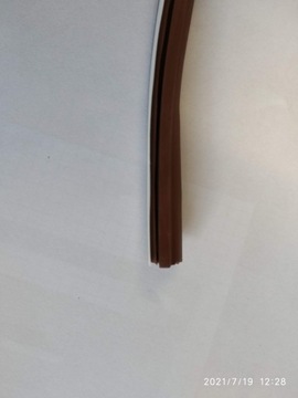 uszczelka do drzwi wewnętrznych bezfelcowych brąz