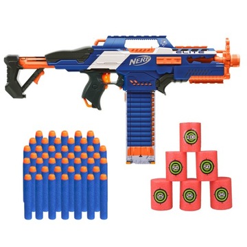 NERF N-STRIKE ELITE RAPIDSTRIKE CS-18 + ДОПОЛНИТЕЛЬНЫЕ ДОПОЛНЕНИЯ