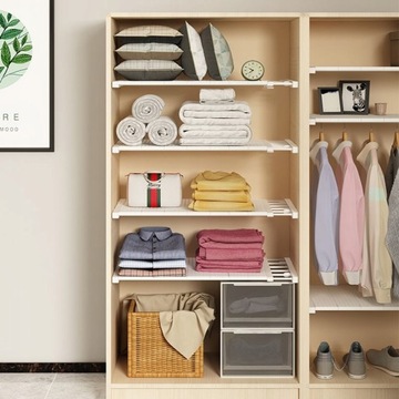 РЕГУЛИРУЕМАЯ ТЕЛЕСКОПИЧЕСКАЯ ПОЛКА ДЛЯ ХРАНЕНИЯ 38-55/24 СМ