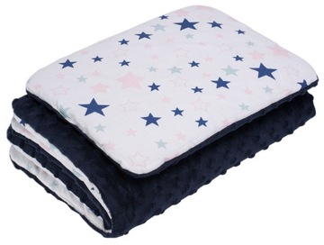 KOMPLET MINKY OCIEPLANY 75x100 KOCYK + PODUSZKA