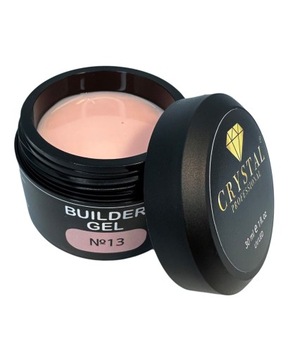 Builder Gel #13 CRYSTAL PROFESSIONAL, 30ml żel budujący