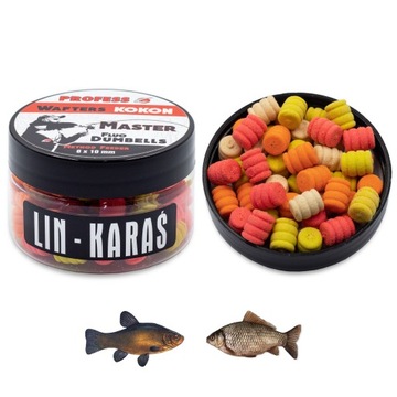 Dumbells Wafters Fluo Kokon LIN KARAŚ 8x10 mm Profess
