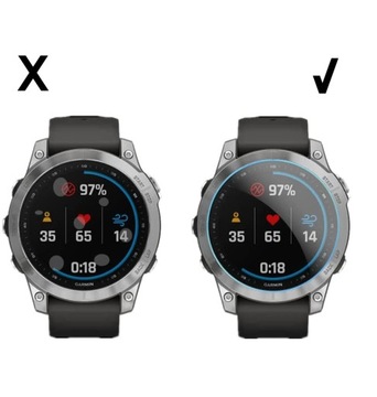 2 закаленных стекла для Garmin Fenix ​​7 47 мм