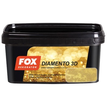 FOX Farba dekoracyjna DIAMENTO 3D GOLD 1L