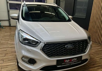 Ford Kuga II SUV Facelifting 2.0 TDCi 180KM 2017 Ford Kuga II VIGNALE AUTOMAT gwarancja bezwypadkowa zarejestrowa 4x4, zdjęcie 3