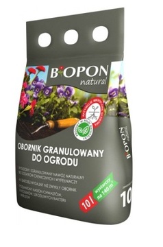 BIOPON Obornik granulowany do ogrodu 10l