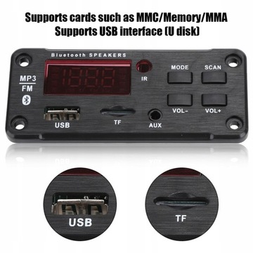 АВТОМОБИЛЬНЫЙ РАДИО BLUETOOTH USB ДИНАМИК МОДУЛЬ