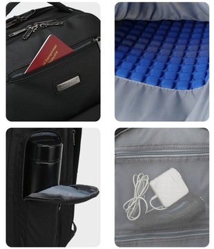 Рюкзак Coolbell CB-8275 для ноутбука 17,3 см, ручная кладь для двухотсекного самолета