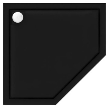 Brodzik prysznicowy DIAMOND 90x90 czarny niski 5 cm Rea