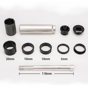 Скрытый удлинитель выноса велосипеда, черный