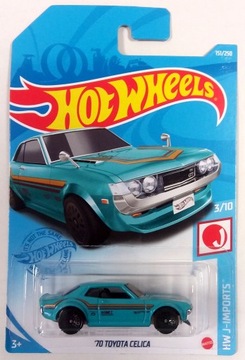 HOT WHEELS AUTO SAMOCHODZIK RESORAK '70 TOYOTA CEL