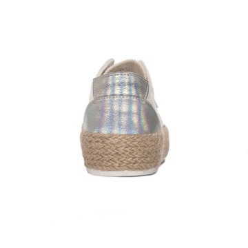 Espadryle buty Big Star JJ274397 White Białe r.39