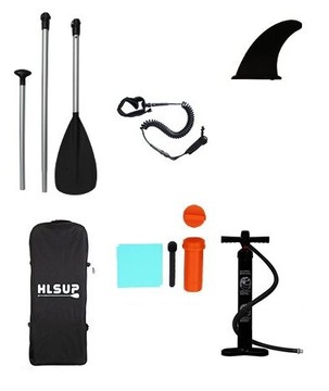 Набор надувных досок для SUP, стандарт 305x76x15 см